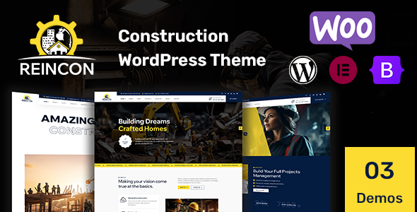 Reincon – Construction WordPress Theme
