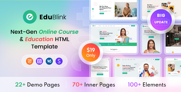 [DOWNLOAD]EduBlink - The Next-Gen Education HTML Template