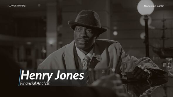 Retro Lower Thirds | After Effects Titles template preview