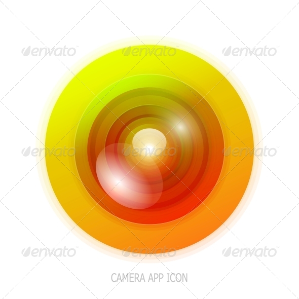 Colourful Camera App Icon - Media Technology
