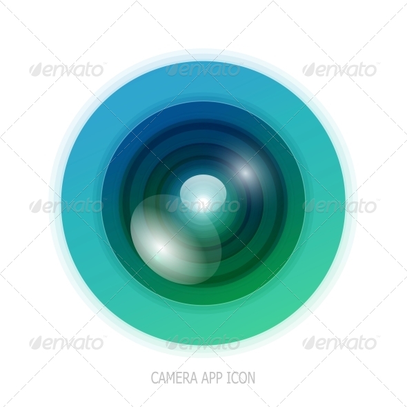 Colourful Camera App Icon - Media Technology