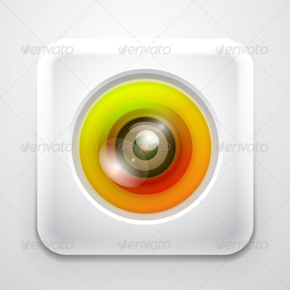 Colourful Camera App Icon - Media Technology