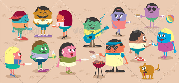 BBQ - People Characters
