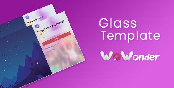 [DOWNLOAD]Glass - The Ultimate Welcome Page Themes For WoWonder