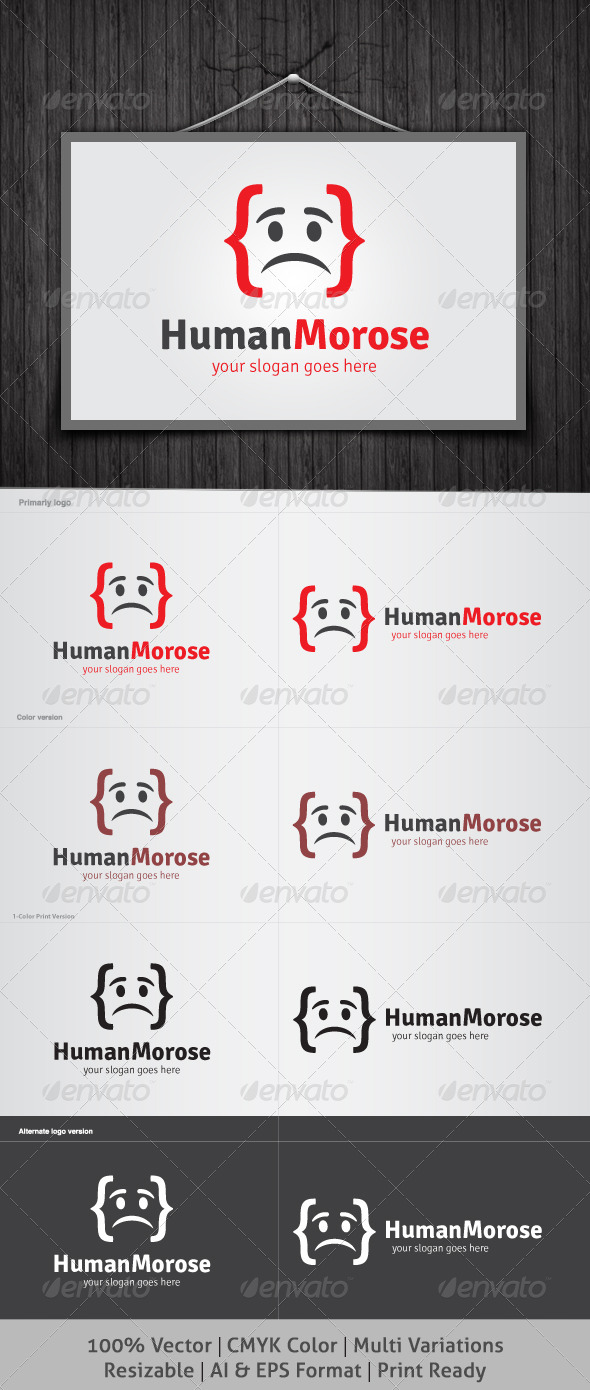 Human Morose Logo - Humans Logo Templates