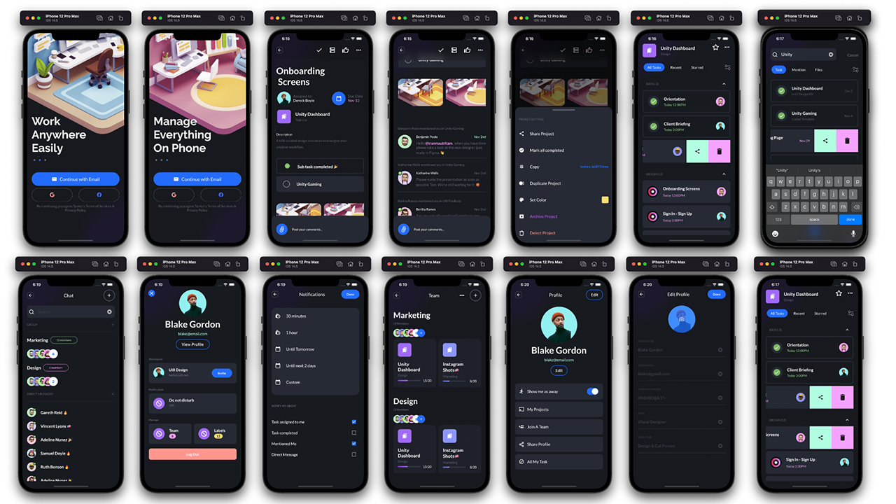 Taskmaster Kit TaskZ - TaskMaster - Flutter UI Kit by code_4_rest | CodeCanyon