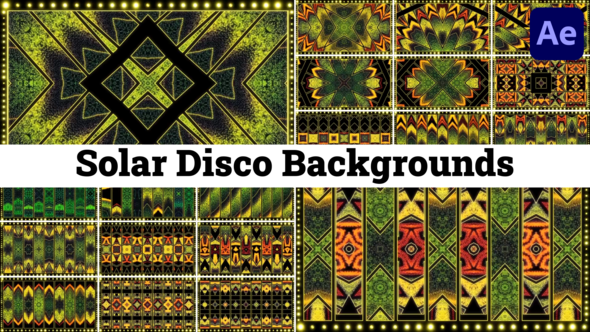 Solar Disco Backgrounds for After Effects