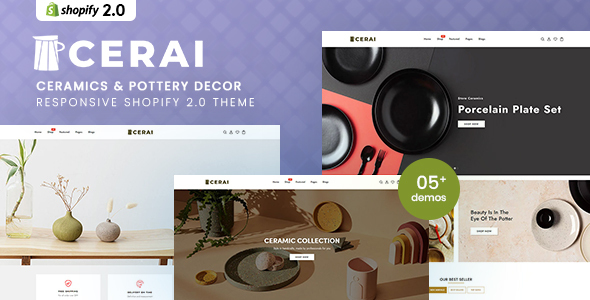 Cerai – Ceramics & Pottery Decor Shopify 2.0 Theme