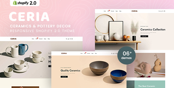 Ceria - Ceramics & Pottery Decor Responsive Shopify 2.0 Theme