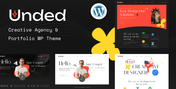 Unded – Creative Agency and Portfolio WordPress Theme