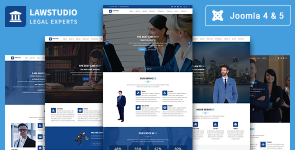 LawStudio - Lawyer and Law Firm Joomla Template