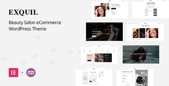 Exquil – Beauty Salon eCommerce Theme