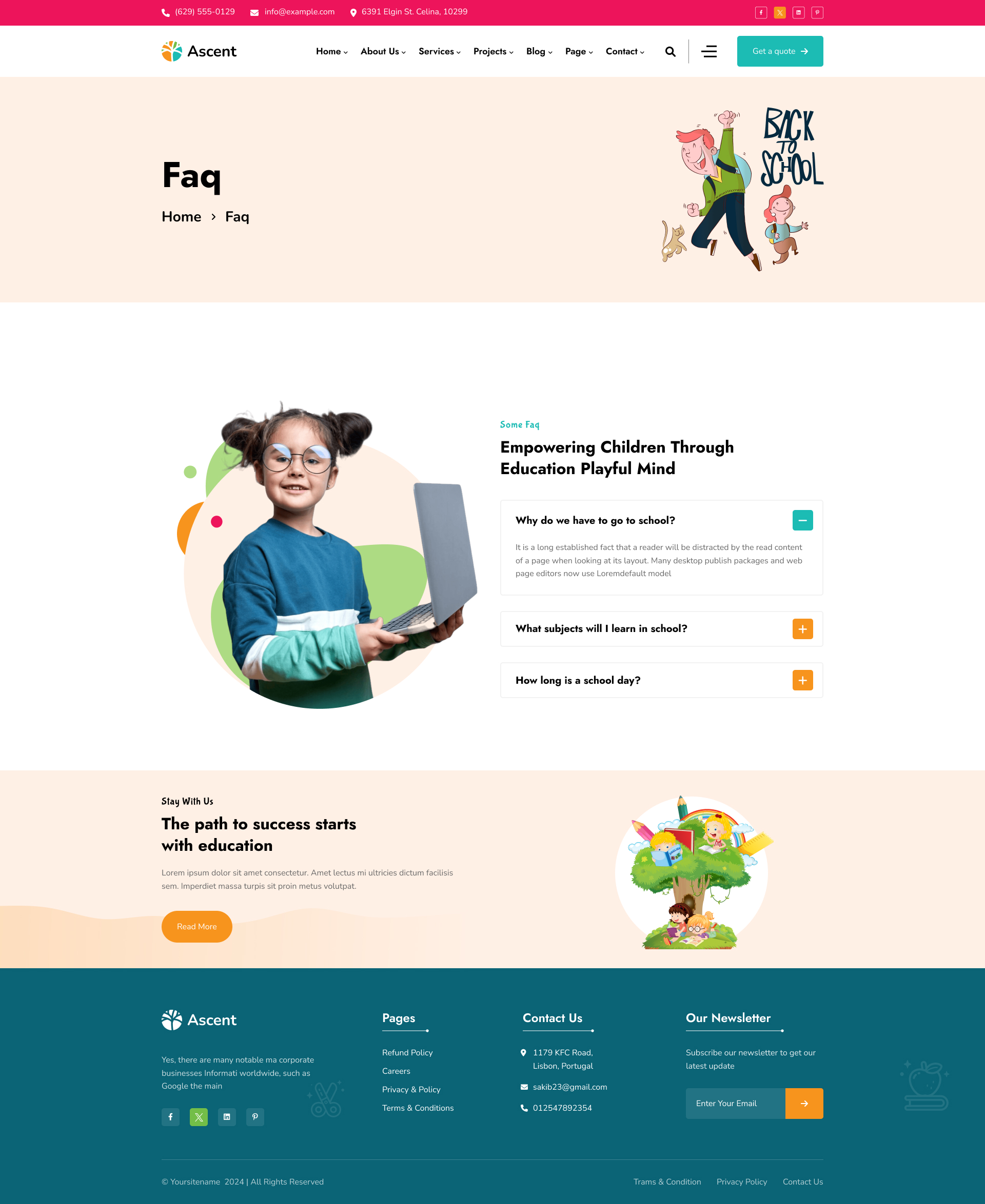 Ascent - Childcare & Kids School Figma Template by Mugli | ThemeForest