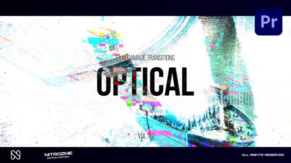Film Damage Optic Transitions Vol. 02 for Premiere Pro