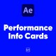 Fitness Performance Info Cards For After Effects - VideoHive Item for Sale