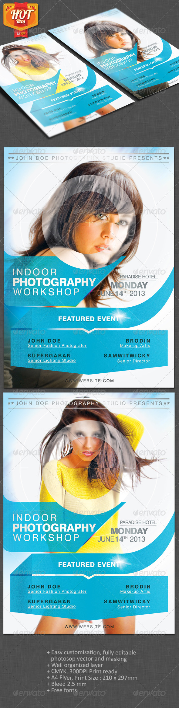 Photographer A4 Flyer - Events Flyers