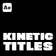 Kinetic Titles