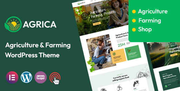 Agrica – Agriculture WordPress Theme