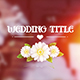 Wedding title V.04