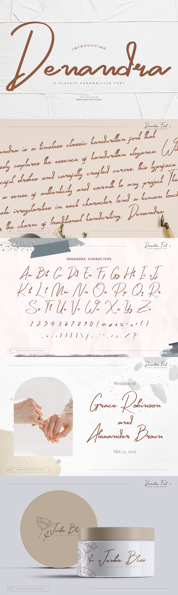 Denandra - A Classic Handwritten Font