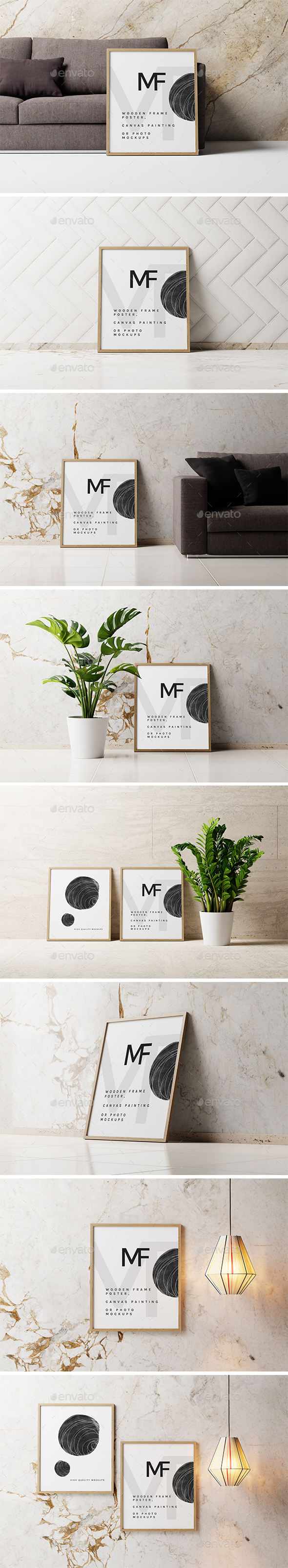 Canvas painting or Photo Mockups
