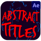 Abstract Scribble Titles for After Effects