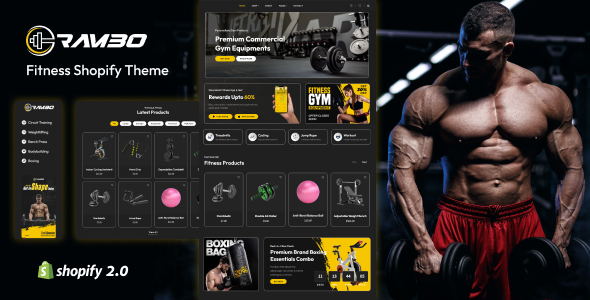 Rambo – Gym Equipments Shopify Theme