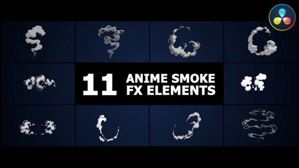 Anime Smoke Elements | DaVinci Resolve