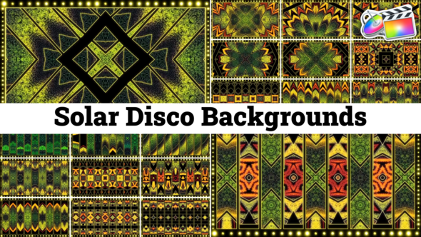 Solar Disco Backgrounds for FCPX