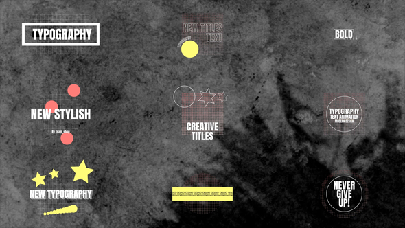 Grid Titles Titles template preview