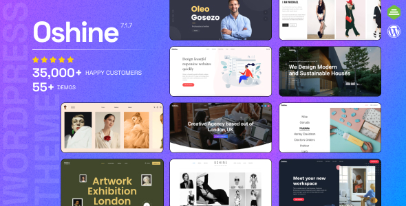Oshine - Multipurpose Creative WordPress Theme