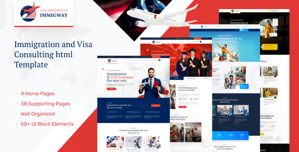 Immigway - Immigration and Visa Consulting HTML Template
