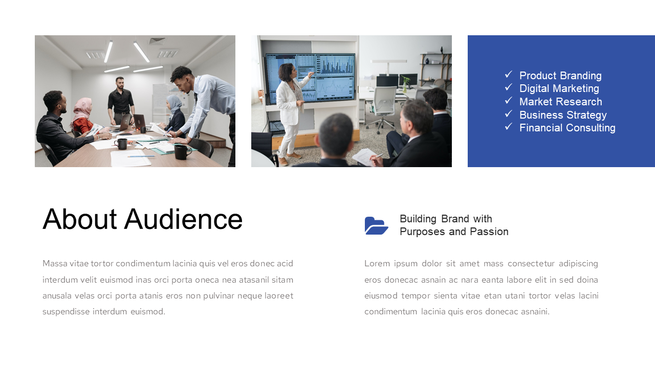 Audience - Company Profile PowerPoint, Presentation Templates ...