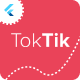 TokTik - Flutter Mobile App Template | TikTok Clone | Video Maker