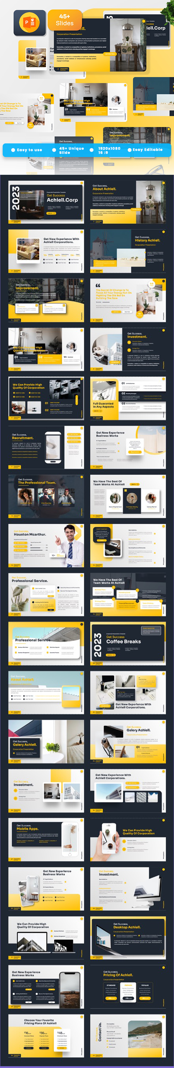 Achiell - Corporate Powerpoint Templates