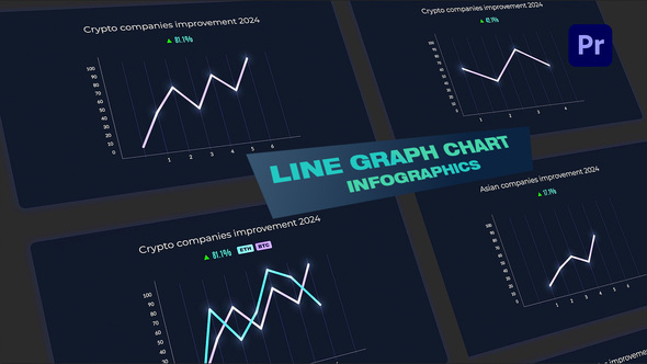 Line Graph Chart Infographics | MOGRT