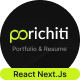 Personal Portfolio & Resume React Next.js Template - Porichiti