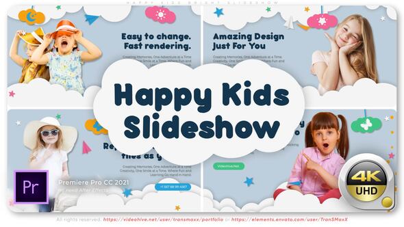 Happy Kids Bright Slideshow