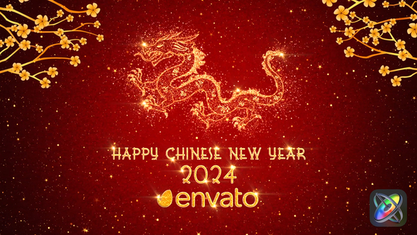 Chinese New Year Greetings 2024 Apple Motion