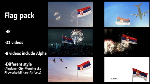 Serbia Flag Pack alt