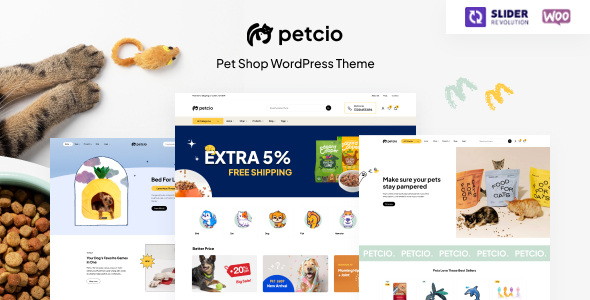 Free download Petcio – Pet Store WooCommerce WordPress Theme