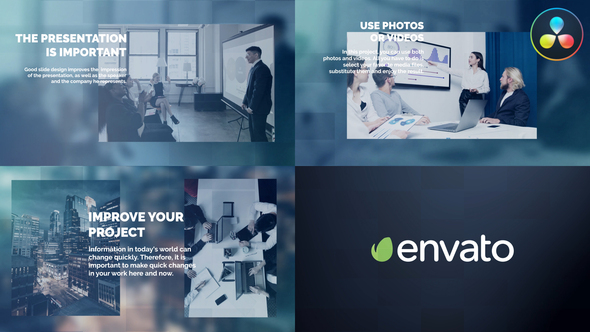 Corporate & Modern Slideshow for DaVinci Resolve