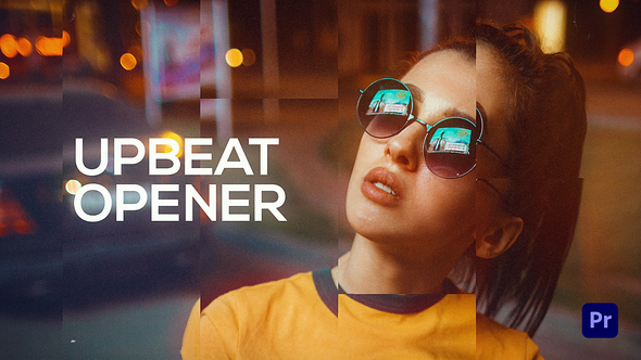 Fast Upbeat Opener Premiere Pro template preview