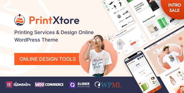 PrintXtore – Printing Services & Design Online WordPress WooCommerce Theme