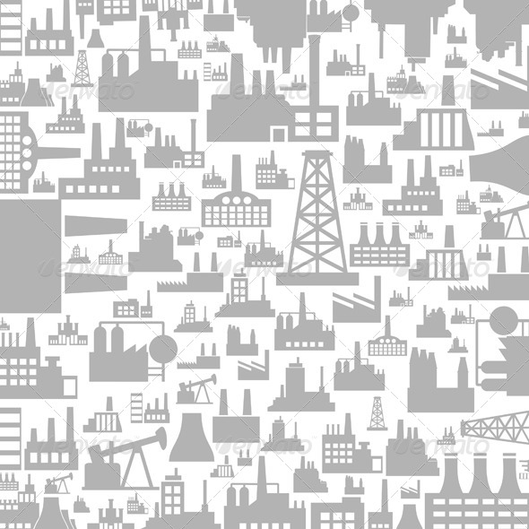 Background the industry3 - Buildings Objects