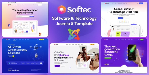 Softec - Joomla 5 Software & Technology Template