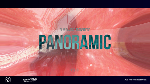 Film Damage Panoramic Transitions Vol. 01