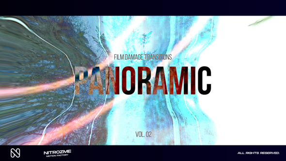 Film Damage Panoramic Transitions Vol. 02