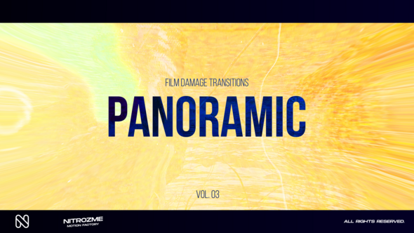 Film Damage Panoramic Transitions Vol. 03
