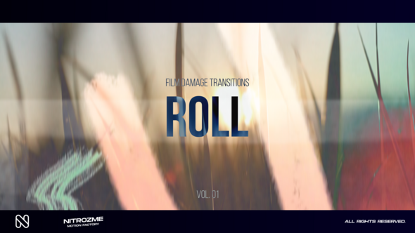 Film Damage Roll Transitions Vol. 01